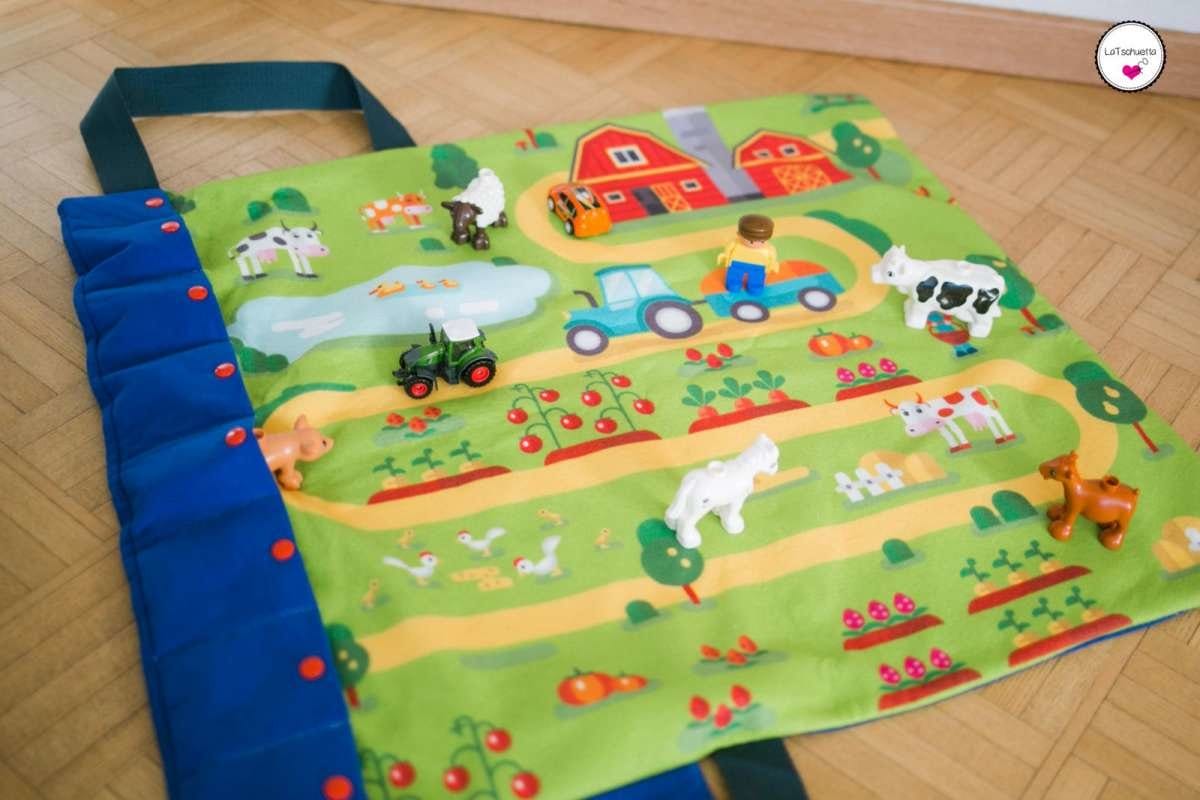 Anleitung: Auto-Spielteppich zum Mitnehmen